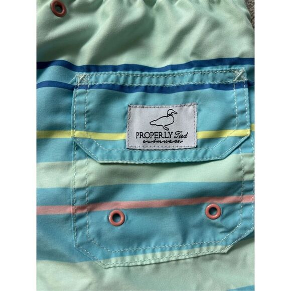 Properly tied Trunk Santra Monica Stripe, YSmall $52 A58 - Picture 3 of 6